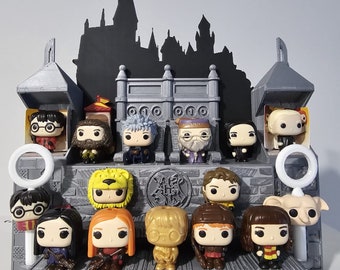 Mini Funko Harry Potter Castle | Funko Pop mini Wall Shelf | Display Funko Pop | Funko Pop Display| Floating Shelf Decor | Funko Kinder mini