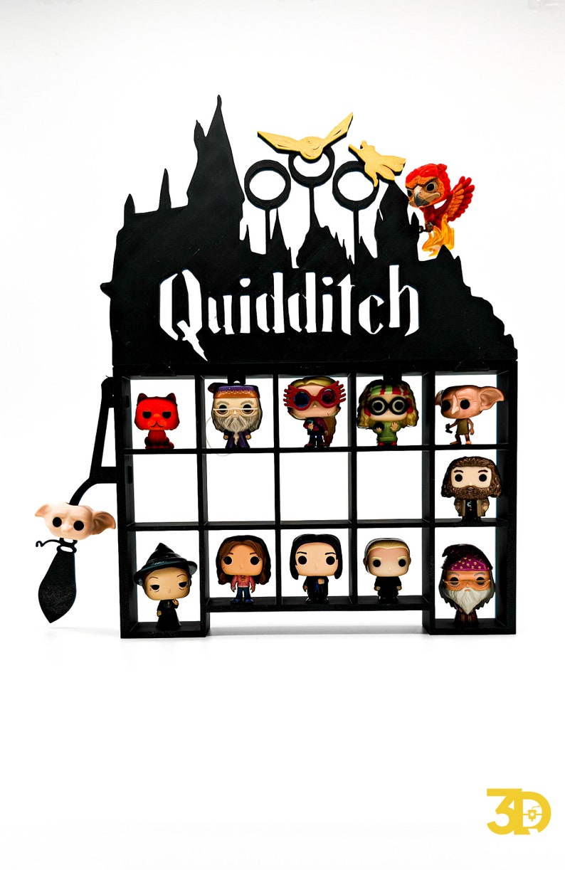 Mini Funko Harry Potter Schloss Funko Pop Mini-Wandregal Quidditch Funko Pop Display Schwebendes Regaldekor Funko Kinderfreude Bild 2