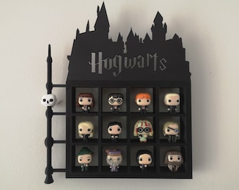 Mini Funko Harry Potter-kasteel | Funko Pop mini Wandplank | Weergave Funko Pop | Funko Pop-display| Drijvend plankdecor | Funko Kinder vreugde