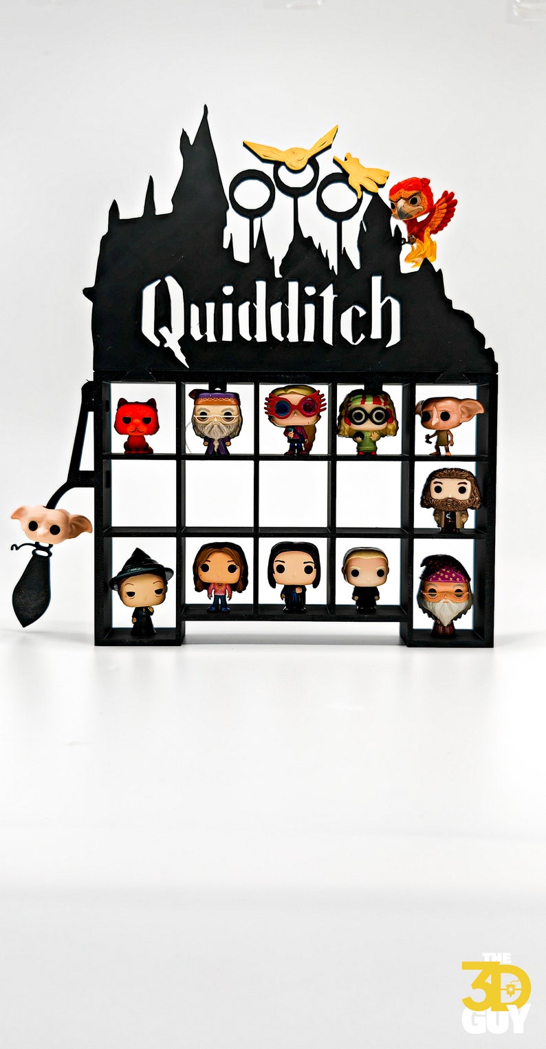 Mini Funko Harry Potter Schloss Funko Pop Mini-Wandregal Quidditch Funko Pop Display Schwebendes Regaldekor Funko Kinderfreude Bild 4