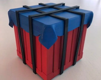 PUBG Crate Replica - 3D Gedruckte Dekorative Aufbewahrungsbox - PUBG Airdrop - Spielzeug - Spiele