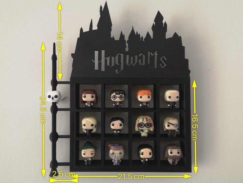 Mini Funko Harry Potter Castle Funko Pop mini Wall Shelf Display Funko Pop Funko Pop Display Floating Shelf Decor Funko Kinder joy 画像 5