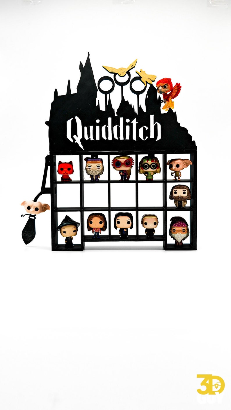 Mini Funko Harry Potter Schloss Funko Pop Mini-Wandregal Quidditch Funko Pop Display Schwebendes Regaldekor Funko Kinderfreude Bild 1