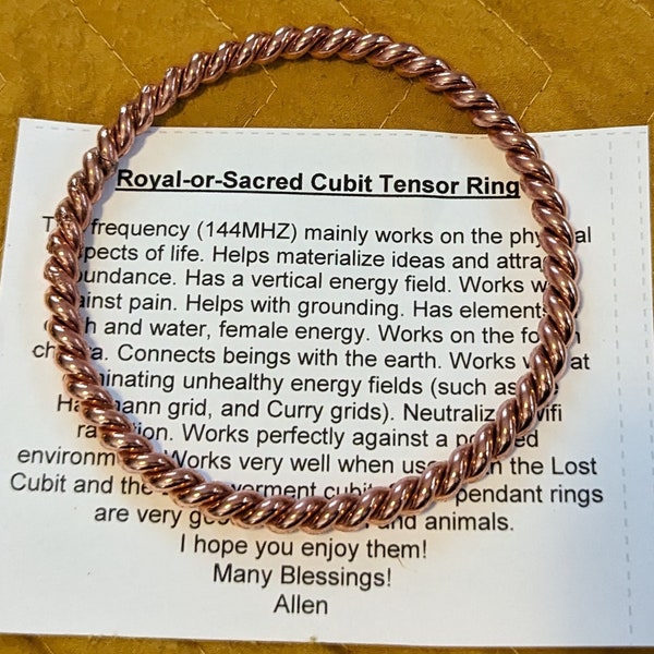 1/2 Royal Cubit Tensor Ring (Qty: 1)