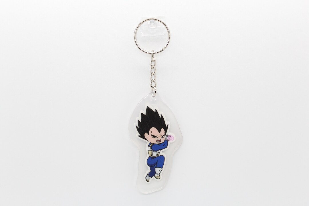 Vegeta Chibi Keychain Etsy