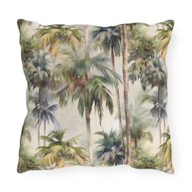 Watercolor Llama - Multi Stain Resistant Indoor/Outdoor Pillow for Patio (20