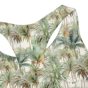 Tropical Palm Tree Bathing Suit, Girls Two Piece Swimsuit, Matching ...