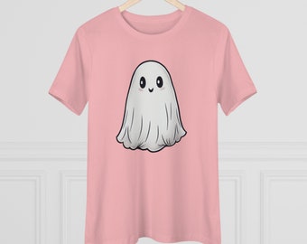 Cute Ghosty Tee, Happy Halloween Shirt, Soft Tshirt, Spooky, Whimsigoth, Autumn, Fall, Pastel Goth Shirt, Ghost Shirt, Halloween Gift