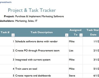 Project & Task Tracker