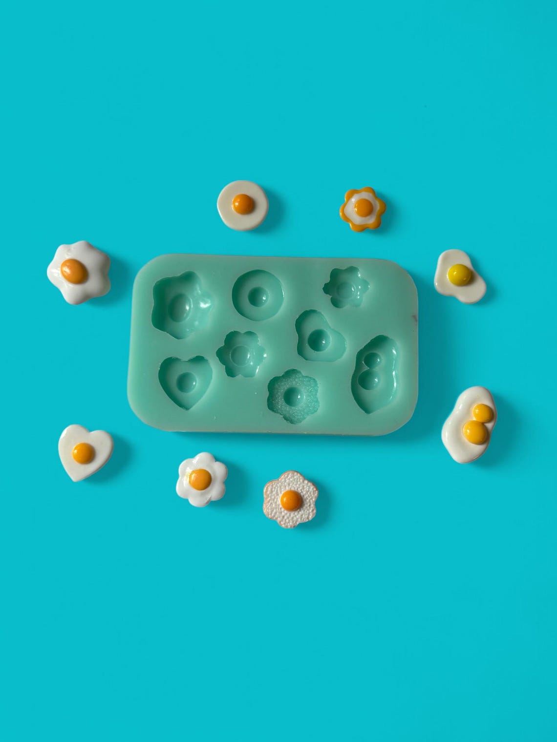 Silicone Variety Sunny Side Up Egg Flexible Mold PLEASE READ Silicone Variety Sunny Side Up Egg Flexible Mold PLEASE READ