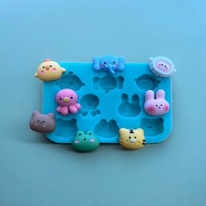 Silicone MATTE VARIETY Animal Mold (sizes are in last photo) (quality silicone, premium silicone, uv resin mold)