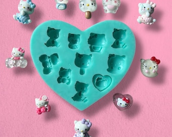 Silicone CUTE Kid Character Flexible Mold (premium quality silicone, uv resin mold)