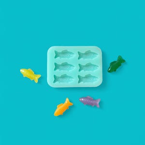 Silicone Small Fish Mold (24x11 mm, sizes are in last photo) (premium quality silicone, uv resin mold, please read description)