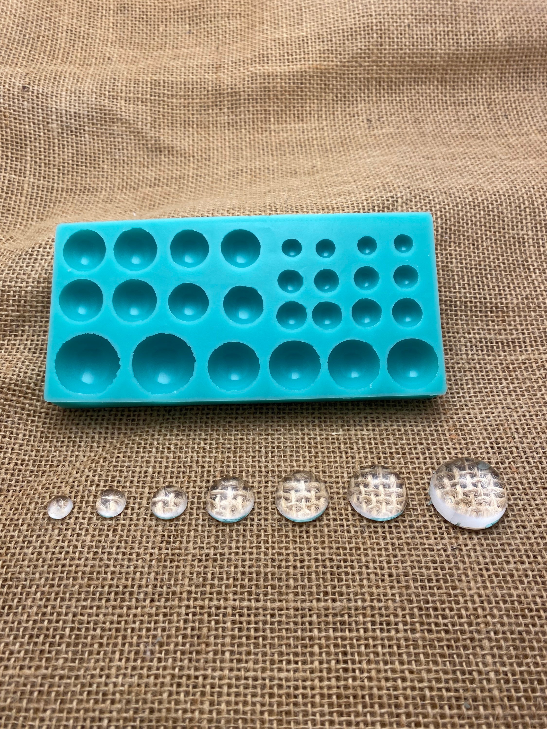 Faceted Beads Resin Molds-silicone Sphere Mold-round Ball Silicone