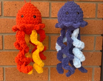 Crochet jellyfish plushie