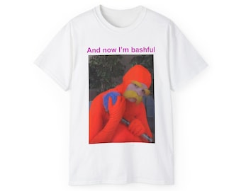 Camiseta de Ashby, camiseta con frase del disfraz de Lorax, y ahora soy tímido, camiseta de moda de TikTok, camiseta con frase viral