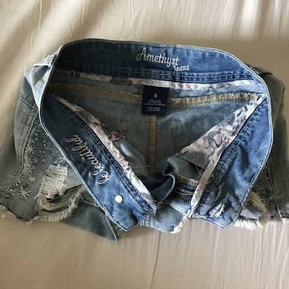Amethyst jean shorts store