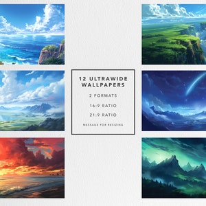 Beautiful anime landscape wallpaper dreamy wallpapers 4k wallpaper Ultrawide Backgrounds colourful landscape background Makoto Shinkai Art