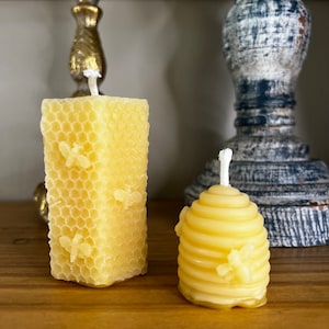 100% Pure Beeswax Pillar
