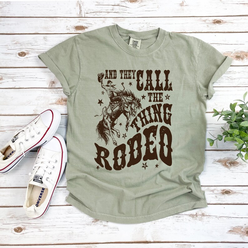 Rodeo Tshirt Country Western Tshirt and They Call This Etsy