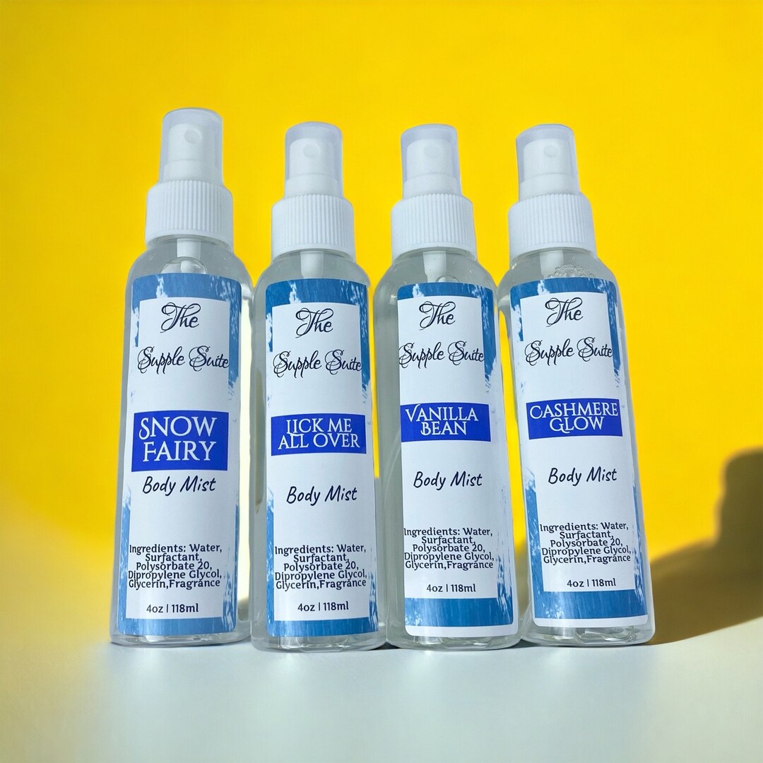 Create Your Own Body Spray Fragrance Mist Body Mist Etsy
