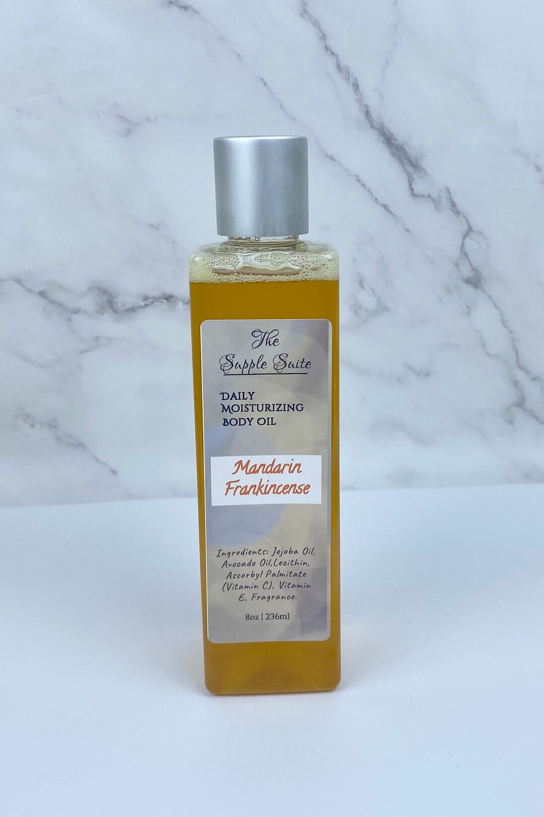 Mandarin Frankincense Body Oil Vitamin C Oil Natural Body Etsy