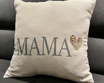 Kissenhülle 50x50 Mama | Oma | Muttertag | Geburtstag | Geschenk  | Wunschname | personalisiertes Geschenk