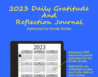 2023 Daily Gratitude and Reflection Journal