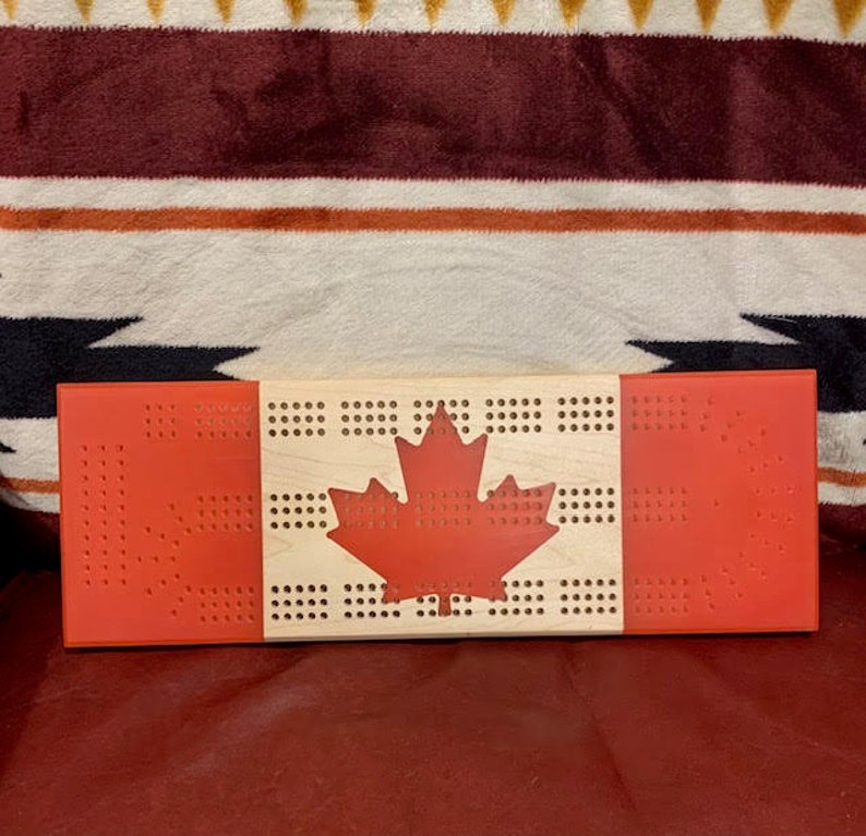 Canadian Flag Crib Board Template SVG Files Digital Download Etsy