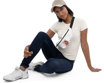 Mom: Powered by Love... and a Little Bit of Stress  | Funny Mother's Day PNG | Mom Life Sublimation Design, Fanny Pack