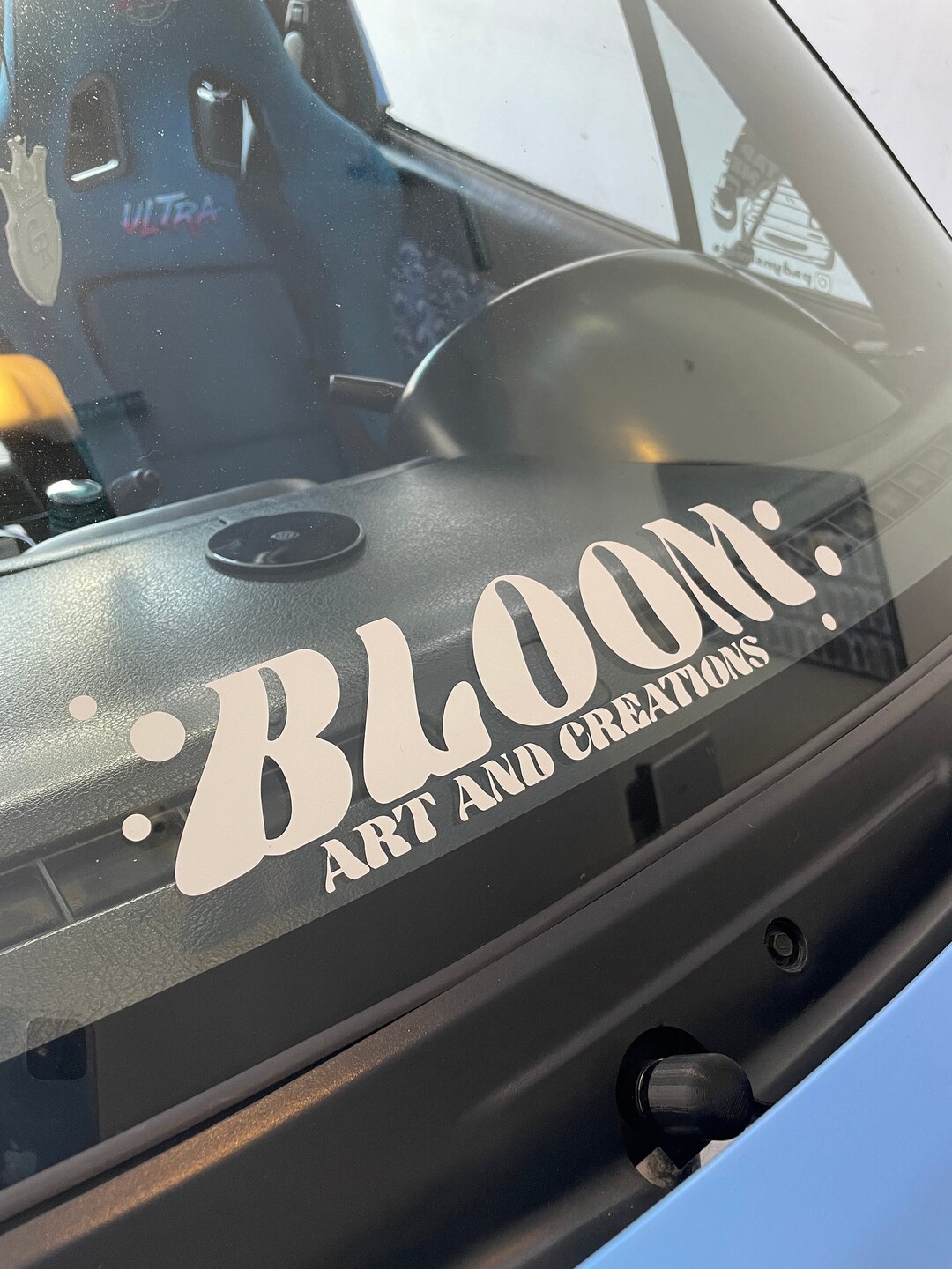 Window Banner Sticker Designs Bloom Window Windshield Banner Sticker - Etsy