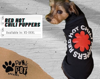 Red Hot Chili Puppers - Dog T-Shirt Sleeveless