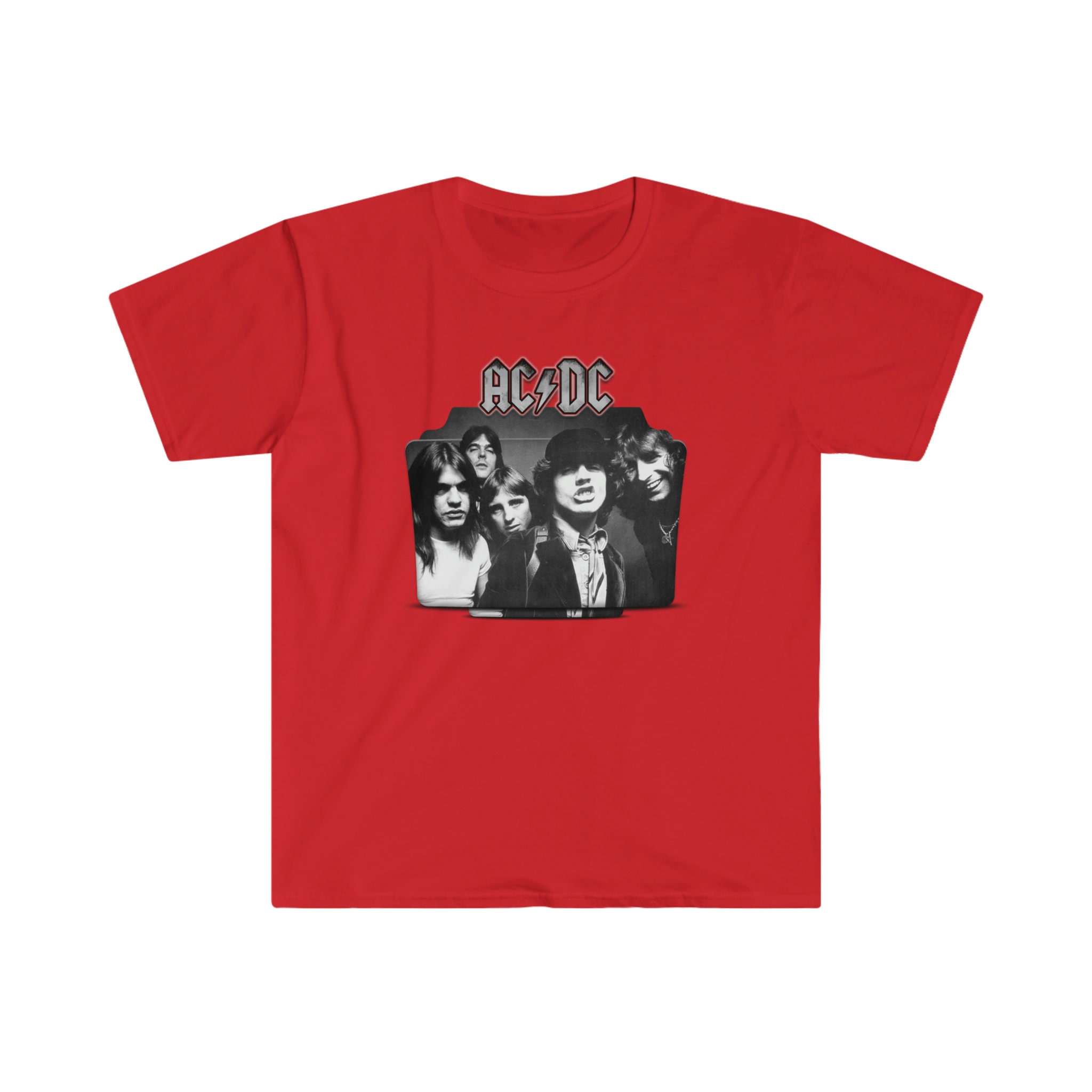 AC/DC Graphic Tee - Etsy