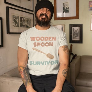 Wooden Spoon Survivor graphic tee