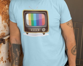 Retro TV graphic tee
