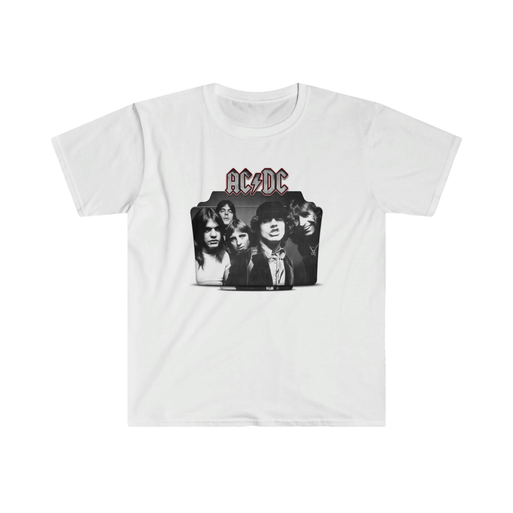 AC/DC Graphic Tee - Etsy