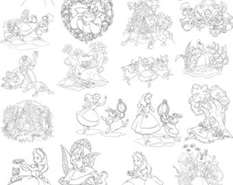 Alice in Wonderland svg, alice in wonderland clipart,  svg file,  vector files, cricut svg, cutting file svg, Images for mugs and T-Shirts