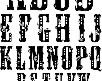 Svg Vector Lettering Alphabet Svg, Alphabet Clipart, Alphabet Svg File, Vector File ...