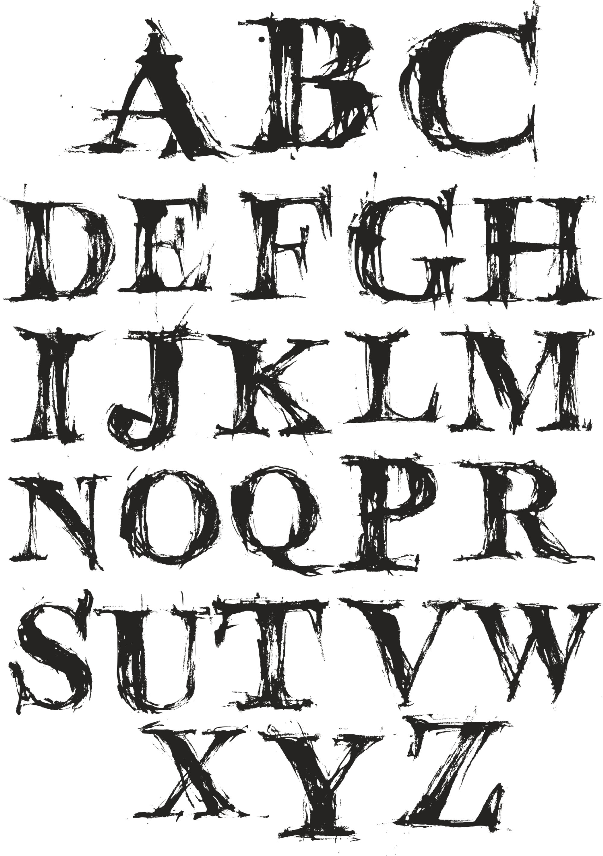 Alphabet Svg Alphabet Clipart Alphabet Svg File Vector - Etsy