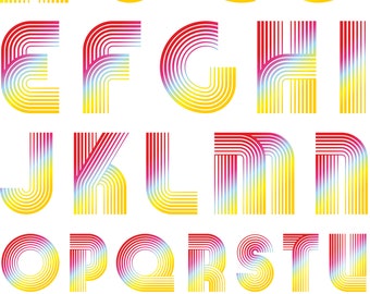 Alphabet Svg, Alphabet Clipart, Alphabet Svg File, Vector File