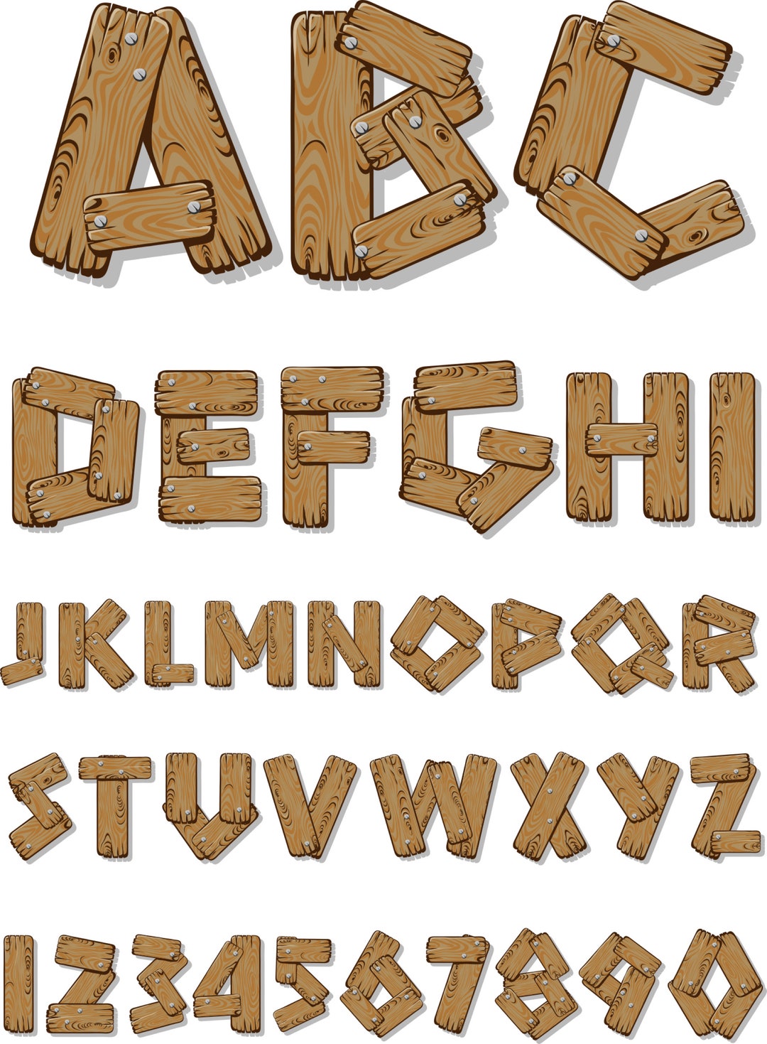 Alphabet Svg, Alphabet Clipart, Alphabet Svg File, Vector File