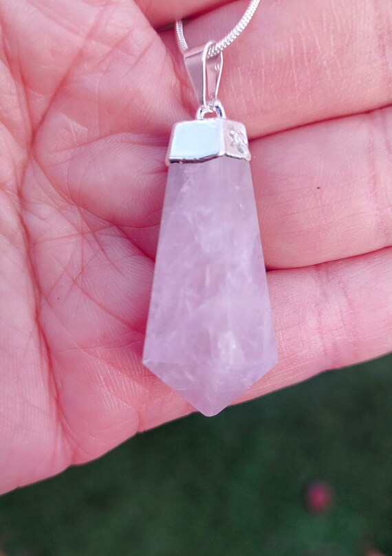 Pointed cheap crystal pendant