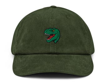 Vintage Cord T-Rex Cap - Dinosaurier-Hut in mehreren Farben