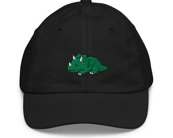 Kids Dinosaur Cap – Cute Embroidered Hat in Multiple Colours