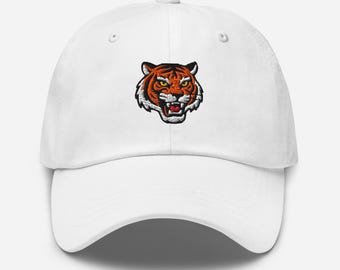 Tiger Dad Cap - Gestickte Unisex-Mütze, verstellbar und in verschiedenen Farben erhältlich
