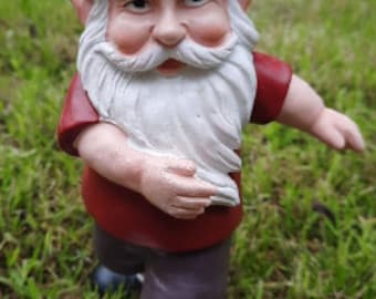 Gnome FOOTBALL Freddie Red 20cm Novelty Gift Present W5L2