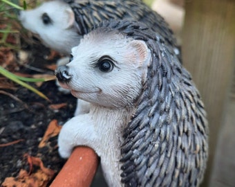 Hedgehog Pot Hangers outdoor ornament Children Birthday - UK SELLER