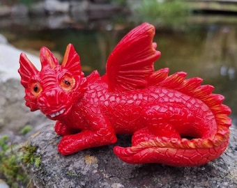 Red Dragon Welsh Wales Fantasy Birthday Christmas