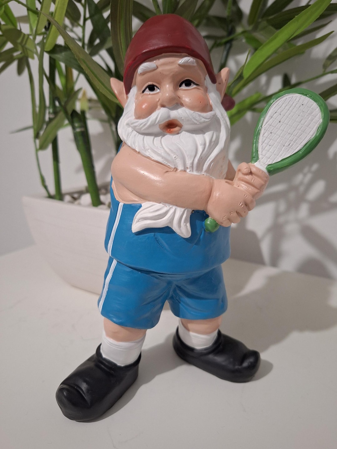 Garden Gnome Tennis Sport 19cm Novelty Gift Present W5J2 - Etsy