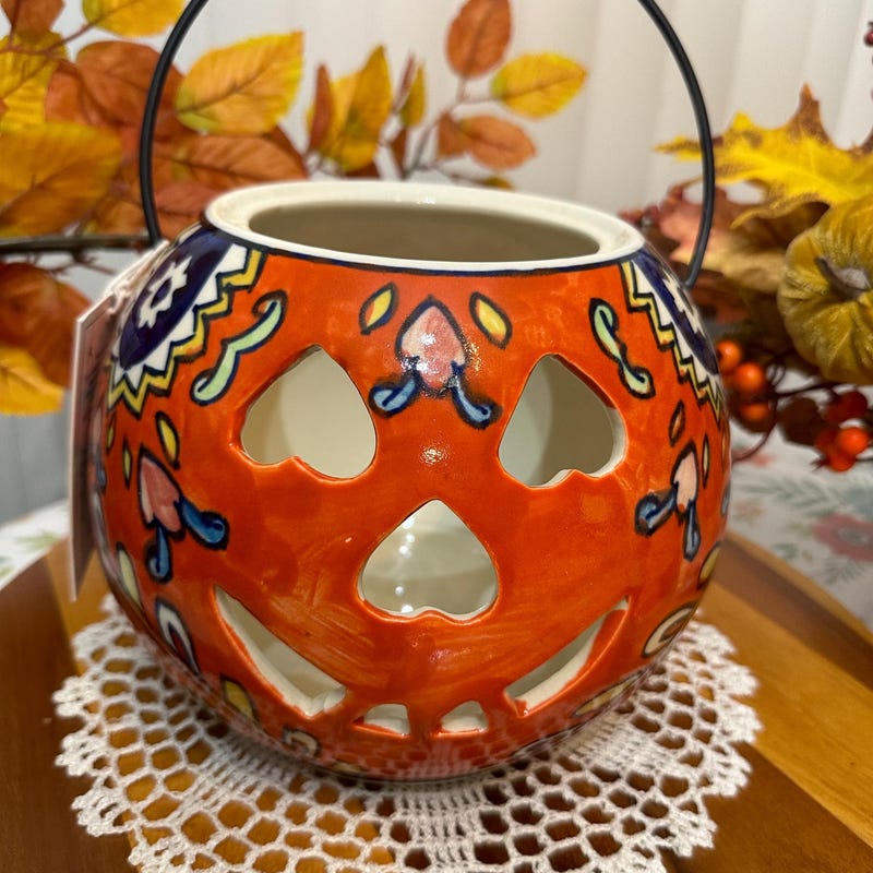 Ceramic Jack O Lantern - Etsy